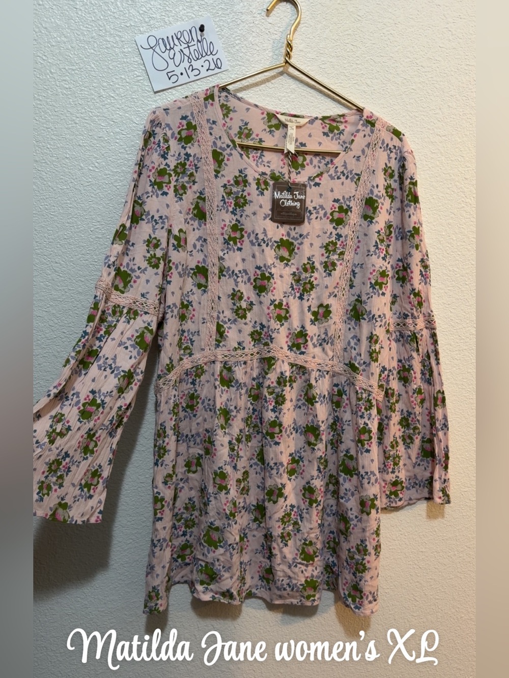 Matilda Jane women’s XL dress NWT